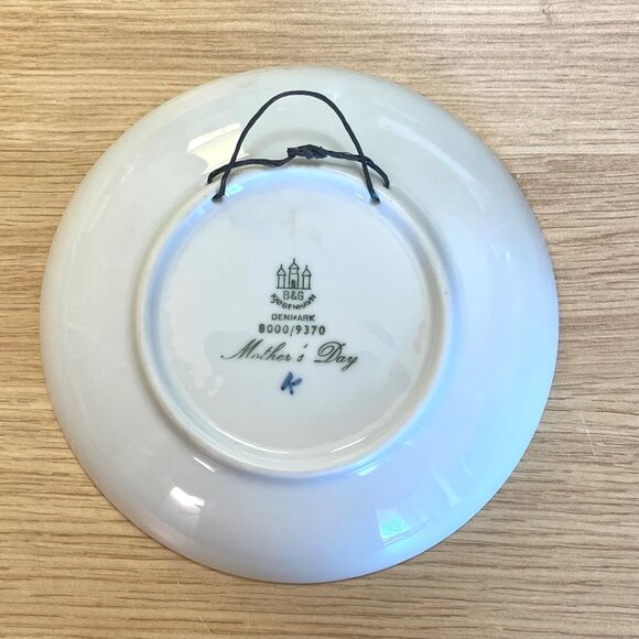 Vintage Bing Grondahl Mothers Day Mors Dag 1970 Porcelain Collectors Plate Birds - Picture 5 of 7